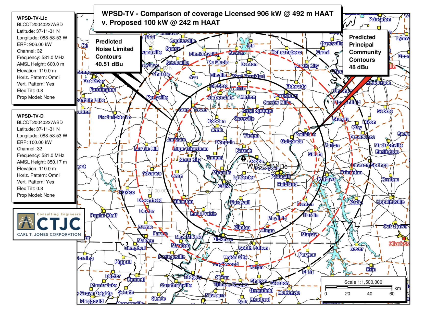 antenna coverage map
